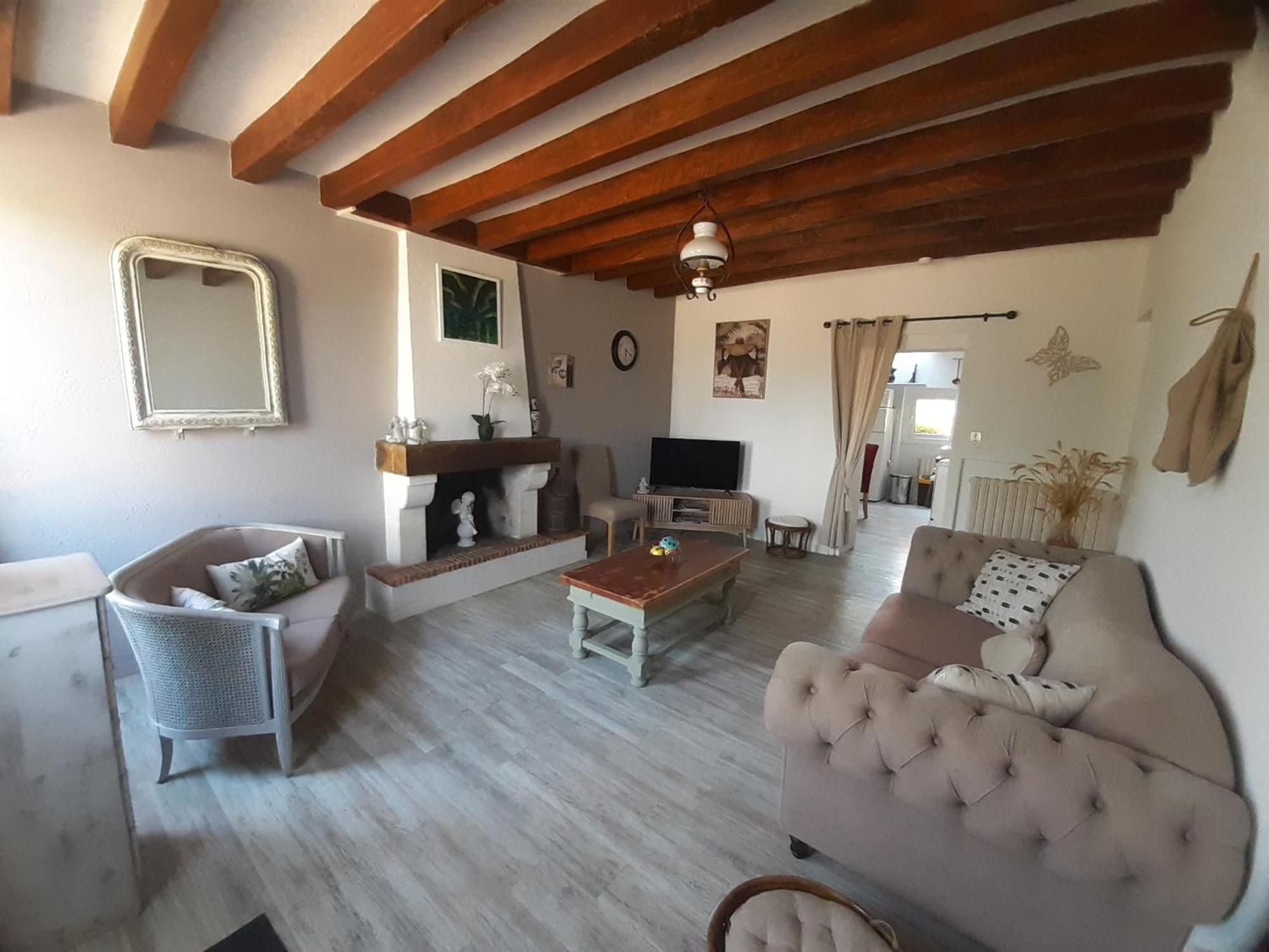 Maison A La Campagne - Piscine Beaulieu-sur-Layon Ruang foto